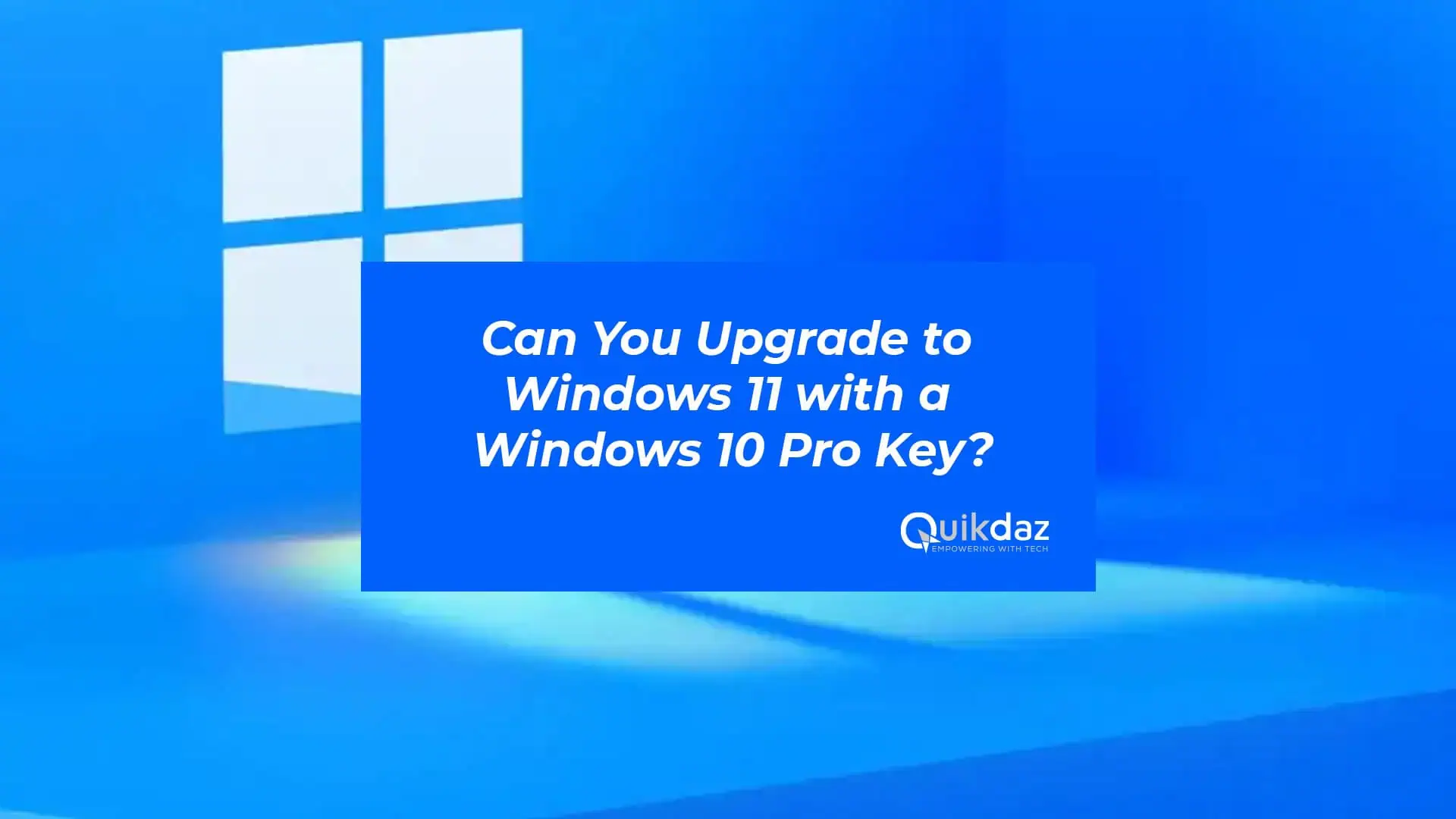 can i use windows 10 pro key for windows 11