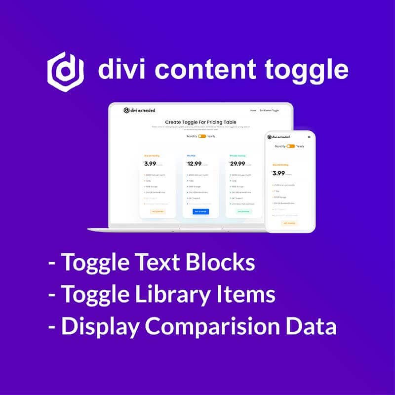 DIVI Content Toggle Plugin